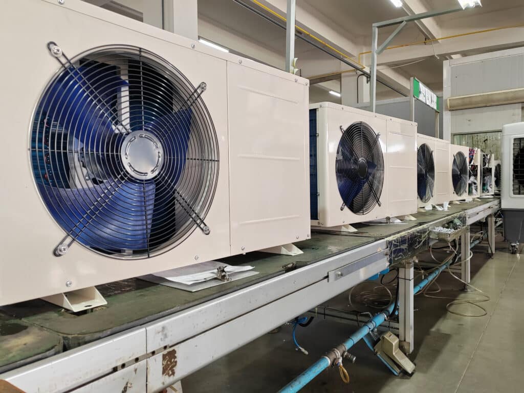 air source heat pump manufacturers OEM private label heat pump manufacturing quality inspection