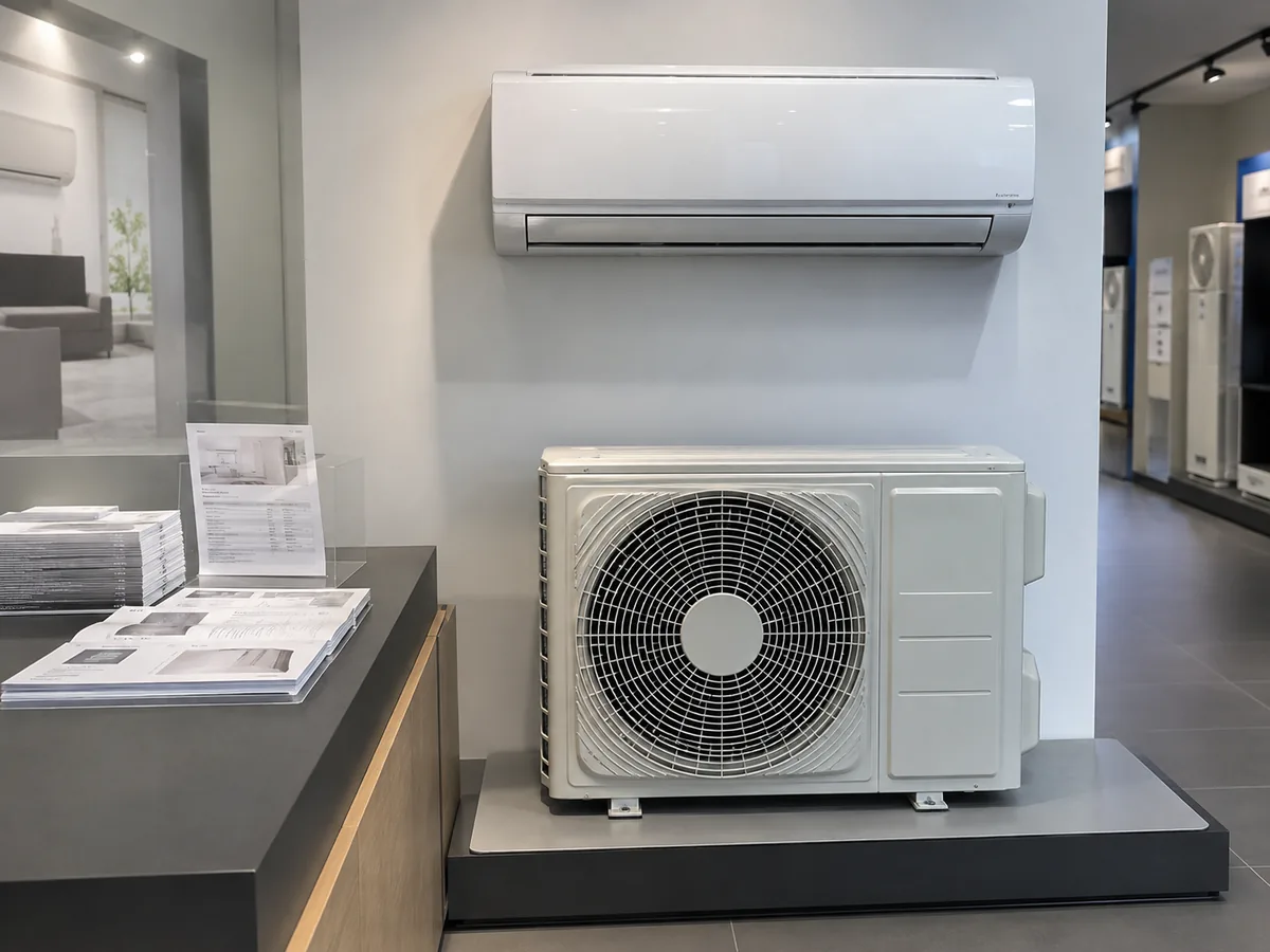 Split air conditioner product family reviewed for a China AC sourcing project