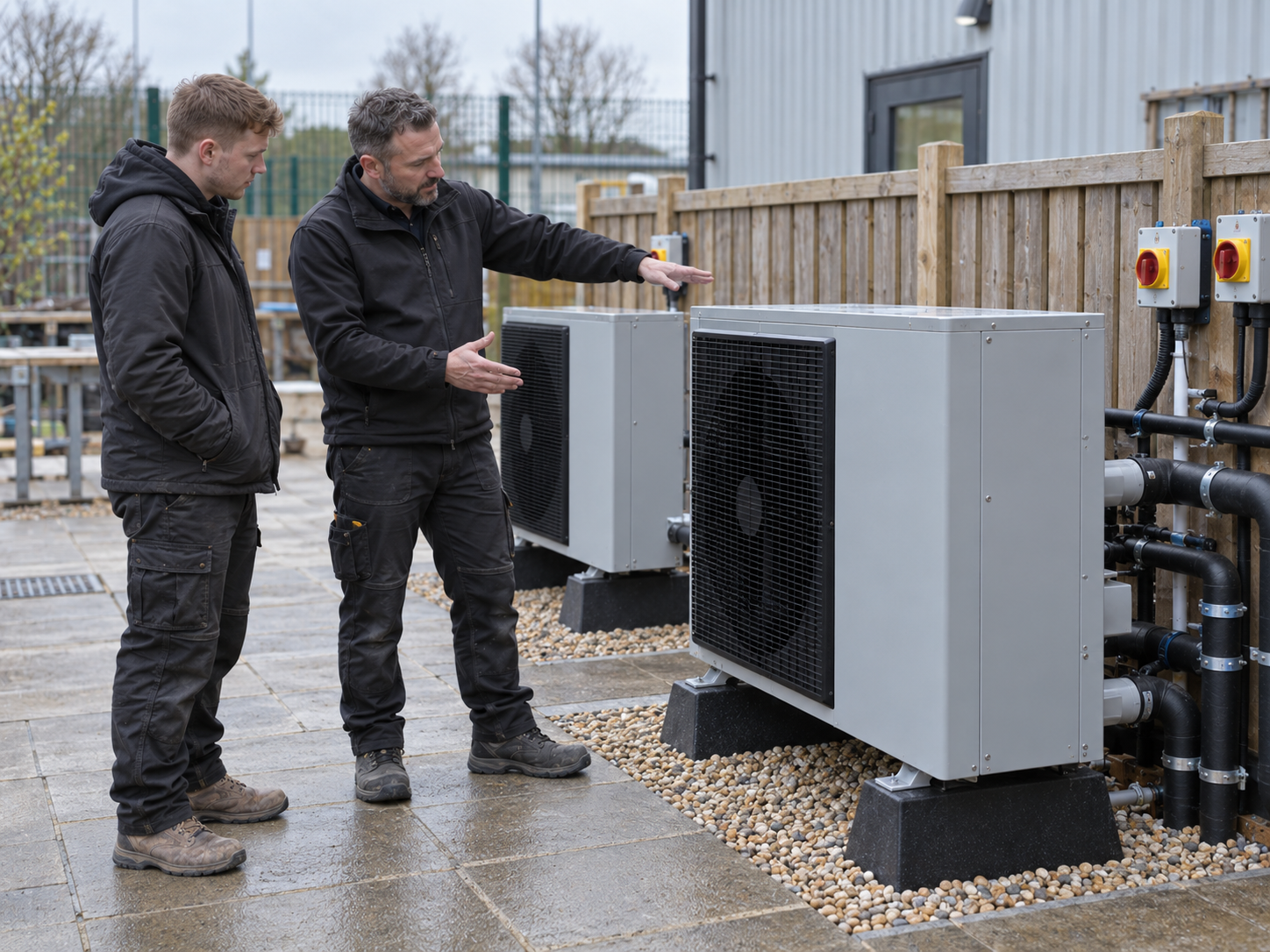 Engineering review used to decide what best means for a heat-pump project