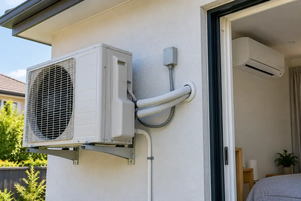 Air Conditioning Connections: Pipes, Wiring and Fittings
