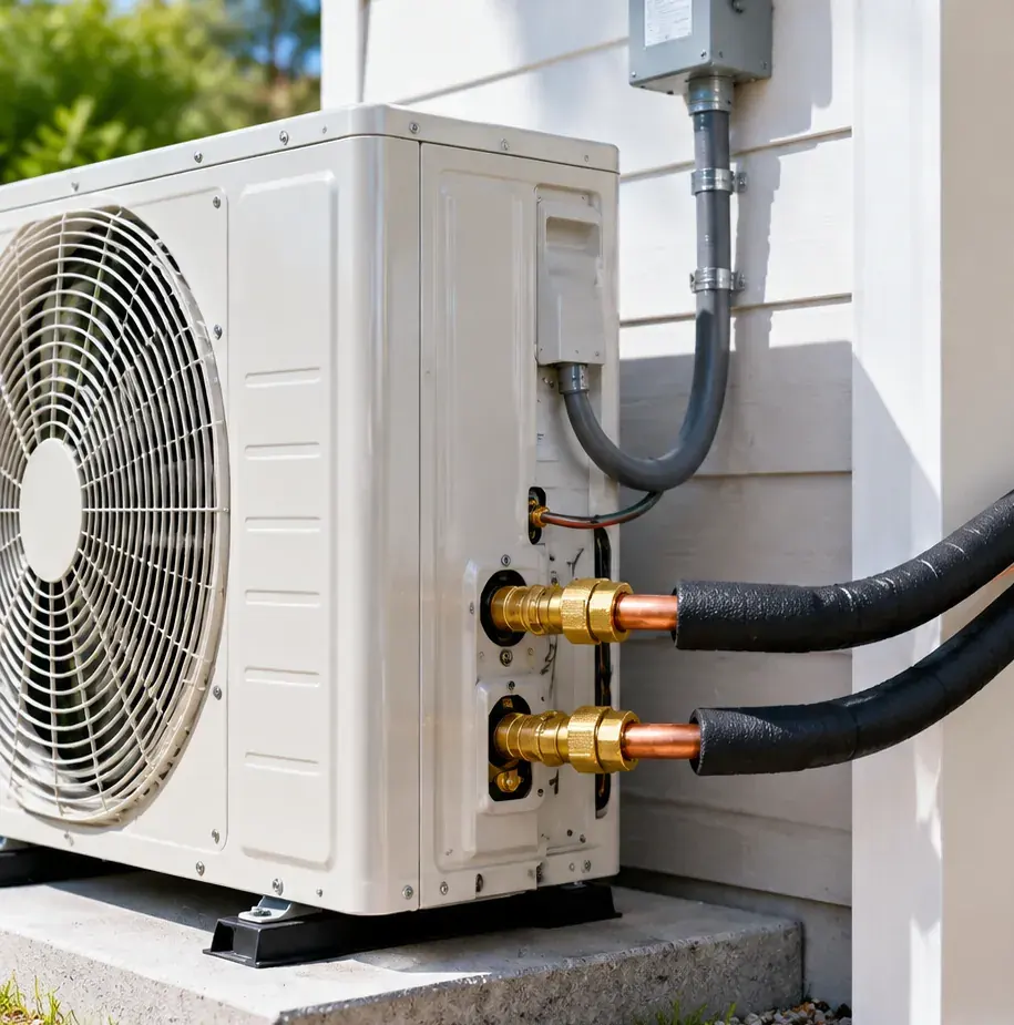 How Do Refrigerant Line Connections Work?