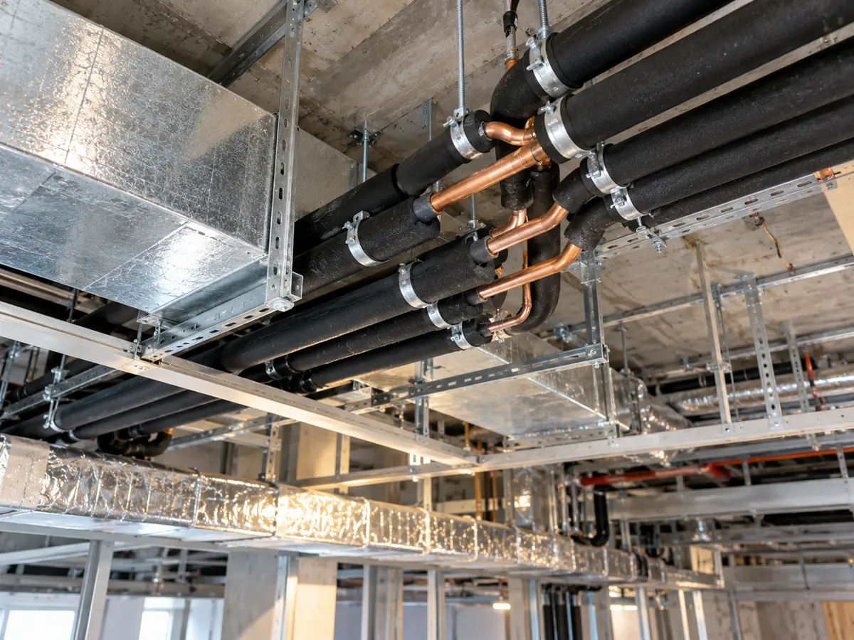 Commercial refrigerant branch piping