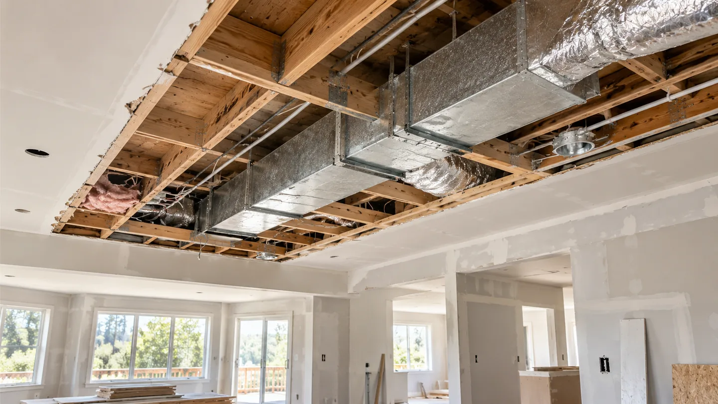 Existing ducts in residential renovation